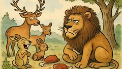 Vtip: Lev vyhlásí v lese, že kdo mu...