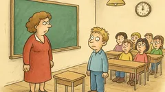 Vtip: Paní učitelka ve třídě se ptá...