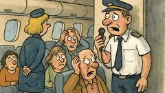 Vtip: Startuje letadlo, kapitán hlásí...