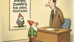 Vtip: Přijímáme trpaslíky na volné pozice…