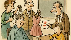 Vtip: Když kadeřník udělá chybu, je to styl...