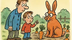 Vtip: Tati, je pravda, že mrkev...