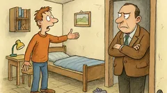 Vtip: Student si stěžuje na špatné ubytování