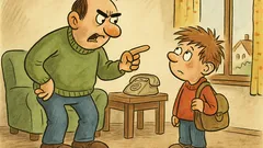 Vtip: Zlobí se tatínek na syna...