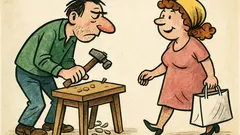 Vtip: Manželství je jako workshop – on „work“…