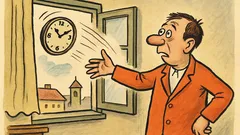Vtip: Proč jsi vyhodil ty hodiny z okna?