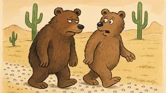 Vtip: Jdou dva medvědi po poušti...