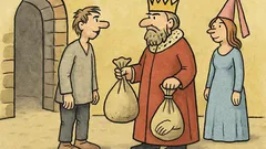 Vtip: Honza a král si dávají dárky v pytli