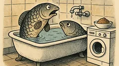 Vtip: Jeden kapr ve vaně povídá druhému...