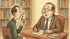 Vtip: Pohovor na knihovníka – Personalista: Proč se hlá...