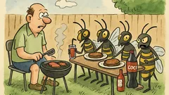 Vtip: Vosy prý denně snědí půl kila hmyzu…