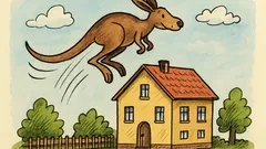 Vtip: Může klokan vyskočit výš než dům?