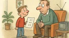 Vtip: „Tak jak dopadlo vysvědčení?“