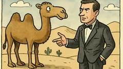 Vtip: Jde velbloud po poušti, potká agenta