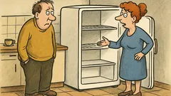 Vtip: Myslím, že máme rozbitou lednici