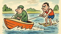 Vtip: Proč ten člun tak uhání?