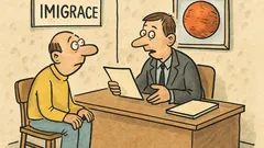 Vtip: Na imigračním oddělení říká úředník...