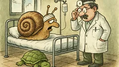 Vtip: Šnek a želva se čelně srazili