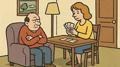 Vtip: Proč jsi nešel hrát karty?