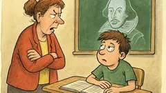 Vtip: Učitelka se ptá Zdeňka na Shakespeara