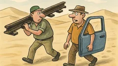 Vtip: Jdou dva chlapi po poušti…