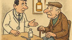 Vtip: Lékař říká pacientovi: „Tak, dědečku...“