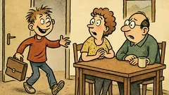 Vtip: Pětkař přijde domů a volá...