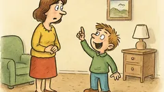 Vtip: Přijde Pepíček domů ze školy a...