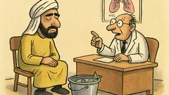 Vtip: Arabský přistěhovalec přijde k lékaři...