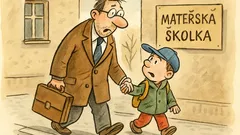 Vtip: Maminka odjela na služební cestu...