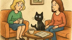 Vtip: Přijde holka ke kámošce a kočka řekne...