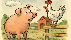 Vtip: Prase se ptá — Umíš francouzsky?