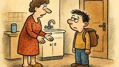 Vtip: Jurko, umyj si ruce, než půjdeš…