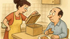 Vtip: Maminka vloží lístek do krabice...