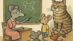 Vtip: V myší škole paní učitelka říká...