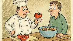 Vtip: Vzdělání je vědět, že rajče je ovoce