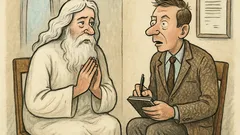 Vtip: Jak jste přišel na to, že jste Bůh?