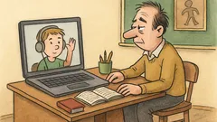 Vtip: Hodnocení žáka podle rychlosti internetu