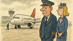 Vtip: Letadlo už jede, ale náhle zastaví