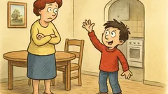 Vtip: Přijde Janko domů ze školy a...