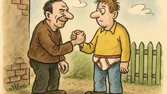 Vtip: Prohrál v páce – a od té...