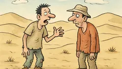Vtip: Jdou dva ztracení lidé po poušti…